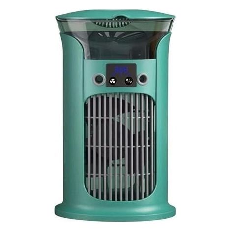 Petit climatiseur portable, climatiseur personnel - Humidificateur évaporatif de bureau - Refroidisseur à air USB intelligent silencieux-vert (1/4)