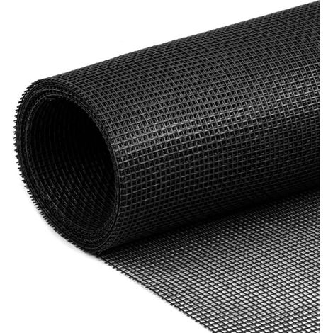 Zanzariera di ricambio rinforzata per finestra 250x120 cm - Zanzariera anti-insetto per porta - Resistente ai raggi UV, blocca le zanzare, lavabile e antistrappo - Nero