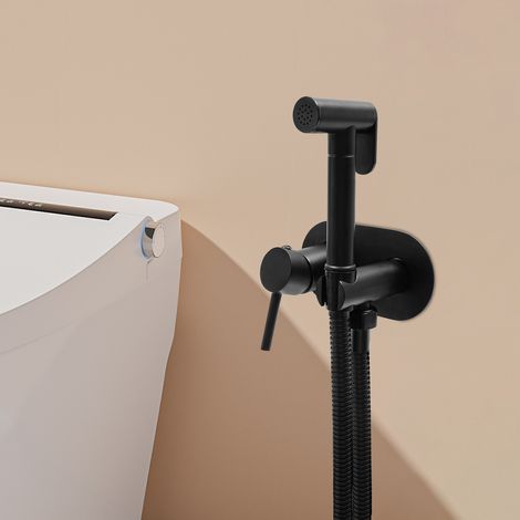 Rociador manual para bidé, ducha de mano para inodoro, inodoro, grifería de bidé, rociador de bidé G1/2 (1/5)