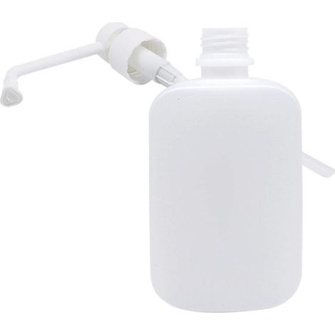 MINKUROW-Botella Desinfectante Para Manos, Botella Cuadrada Vacía, Dispensador De Jabón, Botella De Plástico, Dispensador De Jabón Para Baño, Cocina, Oficina, 500ml (1/5)