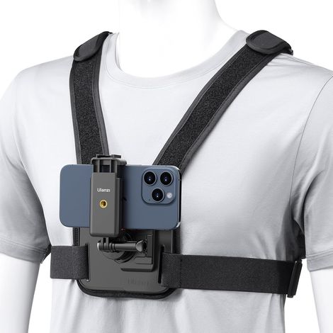 POV Support de poitrine magnétique pour iPhone 15 14 13 12 DJI Osmo Action Cam Sangle pectorale confortable pour vidéo Vlog (1/5)