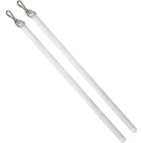 ensemble de 30 cm de store vénitien en acrylique à tirer pour rideaux, avec crochets faciles à utiliser pour stores verticaux (1/5)