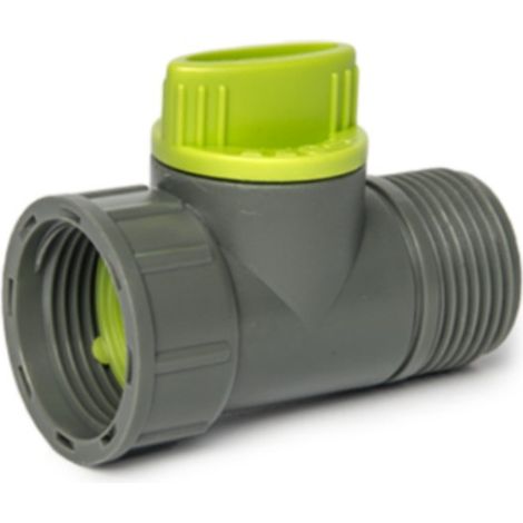 Vanne à filetage femelle et mâle 3/4" ligne citron vert LE-2232 bradas 0842 (1/3)