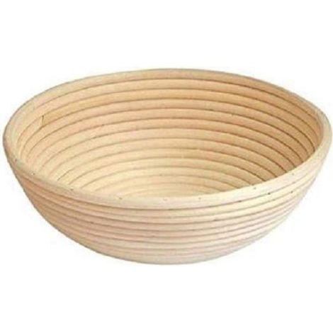 Corbeille À Pain - Panier À Fermentation En Rotin Naturel - Pour Pain Maison Et Boulangerie - Diamètre 18 cm Hauteur 9 cm - 1 Pièce (1/4)