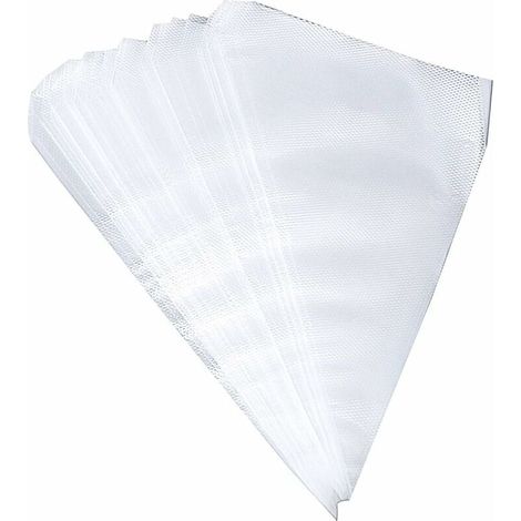 100pcs Sacs en plastique jetables en plastique jetables, Pâtisseries Sacs à pâtisserie pour pâtisserie Décoration Fondant Sucre (s) (1/5)