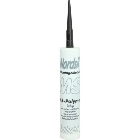 Colle de montage à base de polymère MS noir 290 ml