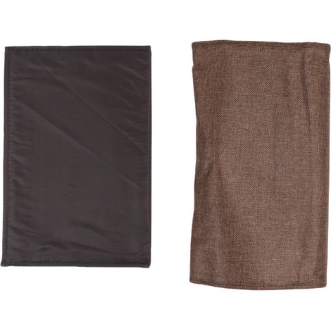 Organizador de almacenamiento plegable de tela impermeable para debajo de la cama, ideal para ropa, calcetines y zapatos, color café, tamaño grande (37,4 x 18,9 x 6,7 pulgadas).