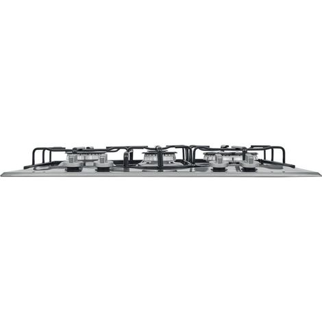 Placa de gas empotrada Hotpoint PCN 642 T/IX/HAR de 60 cm y 4 fuegos