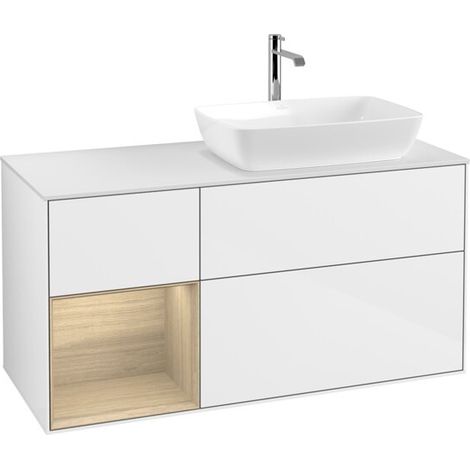 Villeroy & Boch F801PCGF Armoire sous lavabo Finion F80 (1/2)
