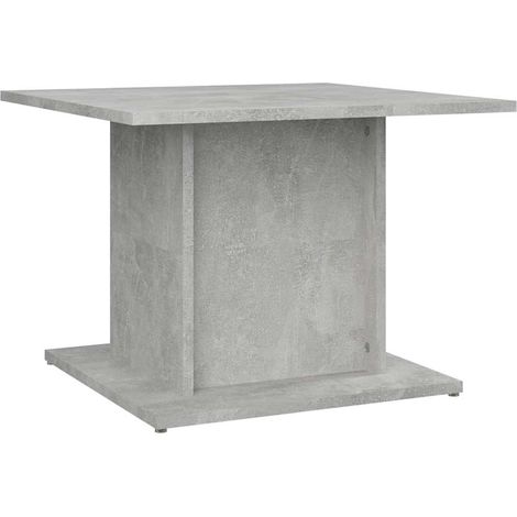 Maison Exclusive - Table basse gris béton 55,5x55,5x40 cm bois d'ingénierie (1/5)
