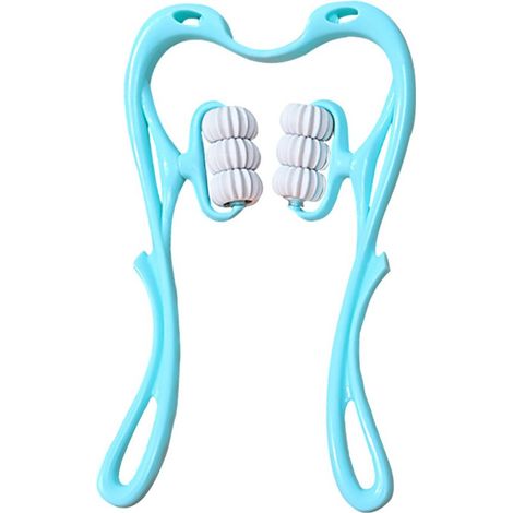Masajeador de cuello con clip y masajeador de cuello de seis ruedas con función de amasado. (1/5)