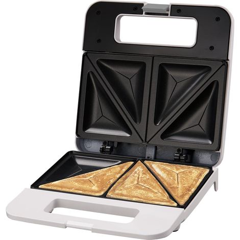 Esperanza EKT010W Sandwichera blanche 1000W capacité 4 sandwichs (1/3)