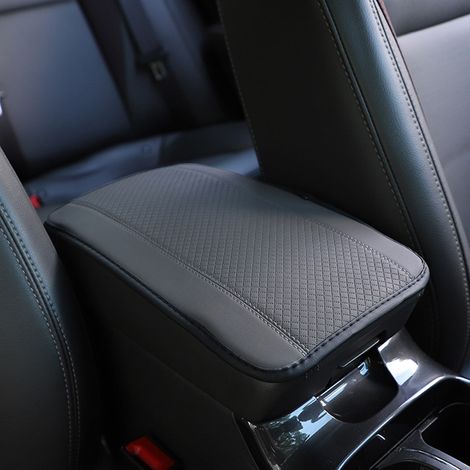 Boîte De Rangement Pour Accoudoir Automobile - Revêtement En Cuir Synthétique Pour Console Centrale - Universel Pour Voiture Suv Et Camion - 1 Pièce (1/5)