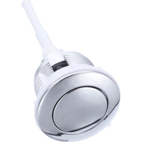 Bouton-poussoir du réservoir WC Rond, Chromé, 8 Cm (1/5)