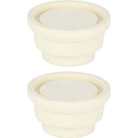 2-teiliges Gummipuffer-Set für Schwimmbadleitern – Sicherheitsbügel – Ersatz-Schwimmbadleiterpuffer-Set