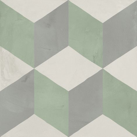 Carrelage sol / mur effet ciment vieilli 20x20 cm TERRA ART CUBO S.M (vendu par boite de 1,20m2) (1/2)