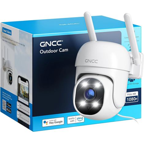 GK2 Caméra Extérieure PTZ 360°Détection Mouvement (1/5)