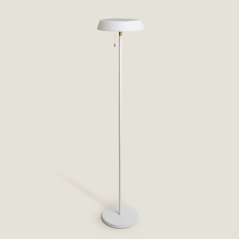 Lámpara de Pie Solar Exterior LED 2.6W Aldana Blanco (1/4)