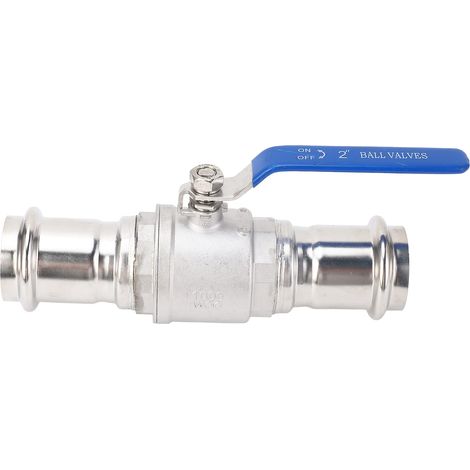 Robinet à bille à pression 2 pouces DN50 1000PSI WOG 304, tuyau en acier inoxydable pour eau, huile, vapeur