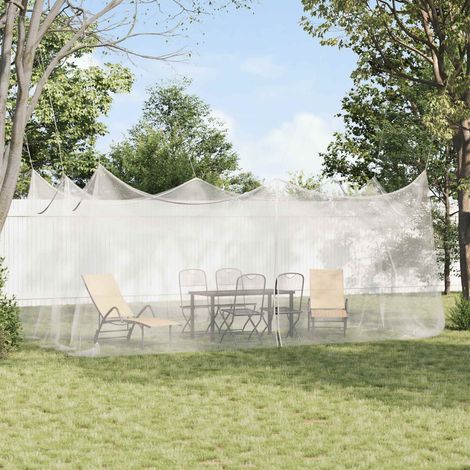 vidaXL Filet Anti-Moustiques de Jardin 156 Maille Blanc 3 x 6 x 2,5 m (1/5)