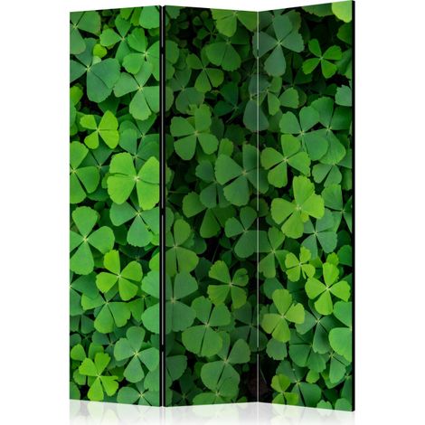 Paravent 3 Volets "Green Clover" 135x172cm (1/2)