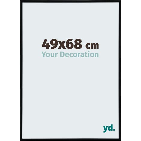 Cadre Puzzle 49x68 cm - Noir Mat - Plastique - Annecy. (1/5)