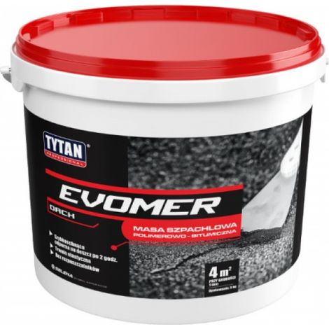 Tytan Evomer Putty 5KG nero - Evomer SZP 5
