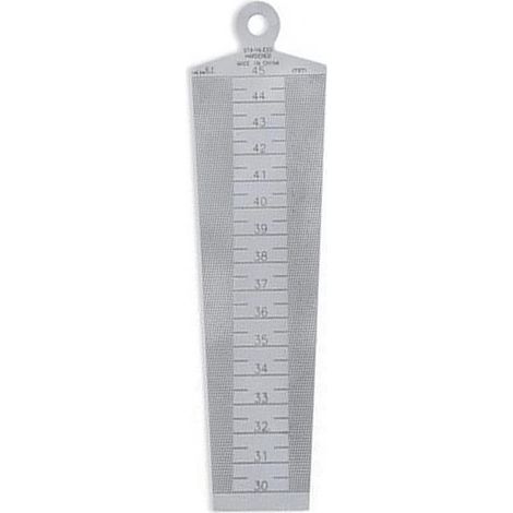 Jauge de soudage conique, outil de mesure de trou, jauge d'épaisseur de cale, jauge d'écart, jauge de soudure conique en acier inoxydable pour diamètre intérieur du trou (30-45 mm)