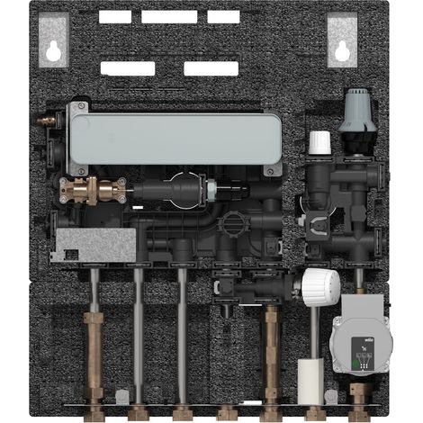 Danfoss Stazione appartamento EvoFlat 4,0 M1 per riscaldamento a pavimento, 10 bar, 95C, 183B2000