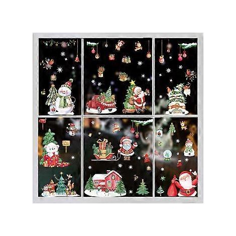Weihnachts-Fensterdekorationsaufkleber 1
