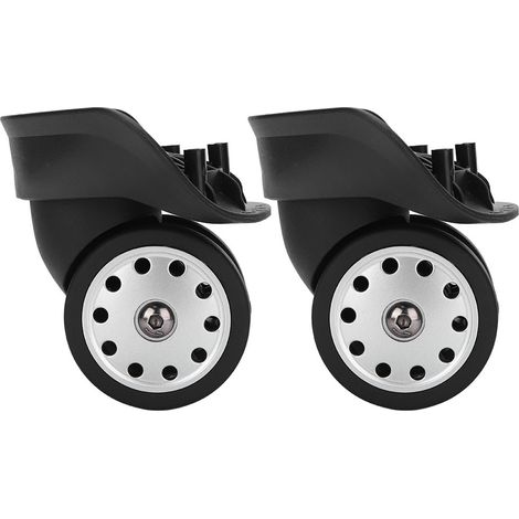 Paar schwarze Mehrlochrollen A88 für Universalkoffer, Outdoor-Zubehör (1/5)