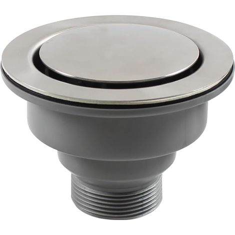 Crépine d'Évier de Cuisine en Acier Inoxydable 304, 114mm, Filetage 1,5 Pouce, Vis 29mm (1/5)