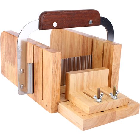 Kit de fabrication de savon artisanal - Moule en bois, couteau et outils pour savon maison DIY (1/5)