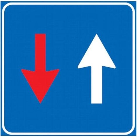 Cartello Stradale Senso Alt Diritto Precedenza