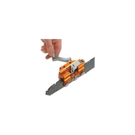 Affûteuse de tronçonneuses à manivelle, affûteuse de tronçonneuses manuelle et portable, pour tous types de tronçonneuses, bûcherons et jardiniers. (1/5)