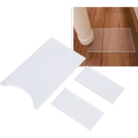 Bouchons Transparents pour canapé-lit, entretoises murales universelles pour protéger Les Meubles, prévention des Accidents muraux, Garder de l'espace pour Les Prises (10 (1/5)