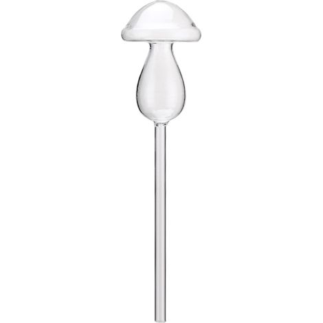 Boule d'arrosage automatique en verre transparent 250ml pour plantes d'intérieur et extérieur, système autonettoyant élégant et pratique (1/5)