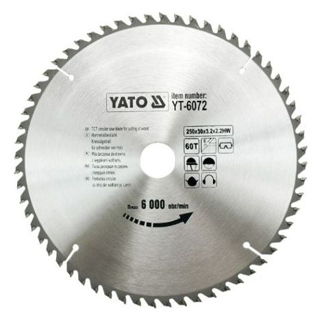 YATO PIŁA TARCZOWA WIDIOWA 2506030 6072