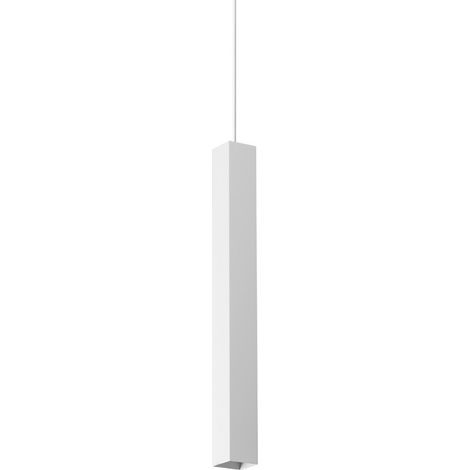 Ideal Lux LOOK Suspension carrée et fine blanche 1x GU10 (1/2)