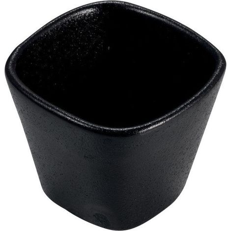 Le Coq Rupis Coppetta nero conica set 6 stoneware 5,5x5,5 h 5 (1/2)
