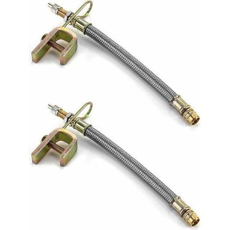 Extension Valve de Pneu, Pneu Valve Rallonge pour Pneu de Camion, Bus et Remorque, 18cm, Lot de 2 (1/5)