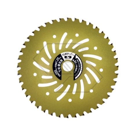 Disco 40 denti acciaio SKS5 decespugliatore Ø255mm foro25,4mm spessore 1,5mm