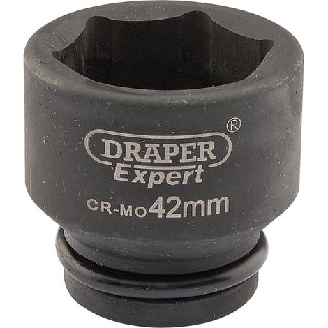 Draper 42mm Hi-Torq 3/4-Inch Drive 6-Point Metric Impact Socket, Standard Length (1/5)
