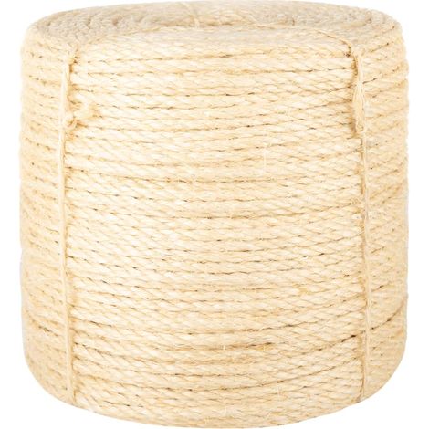 Maison Exclusive - Seil 100% Sisal 6 mm 50 m