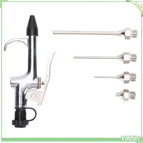 Buse d'air - FAFEICY - Kit 4 têtes - Alliage aluminium - Connecteur universel BCD - Nettoyage précis (1/4)