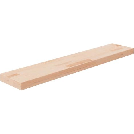 Regalboden 100x20x4 cm Unbehandeltes Massivholz Eiche