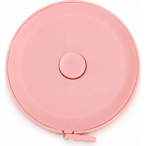 Mètre Ruban, Mini Mètre Ruban Retractable Rose, Regle de Poche, Souple Portable Couture pour Gym, Sac a Main, Couture (1/5)
