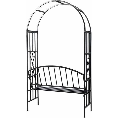 Maison Exclusive - Voûte à roses de jardin avec banc (1/5)