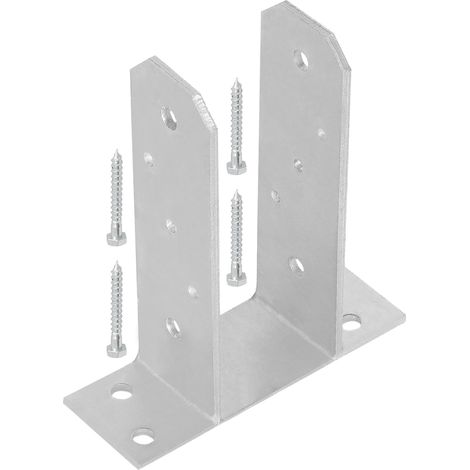 Anclaje de soporte atornillado para base de poste de madera TT de 70 mm (1/5)