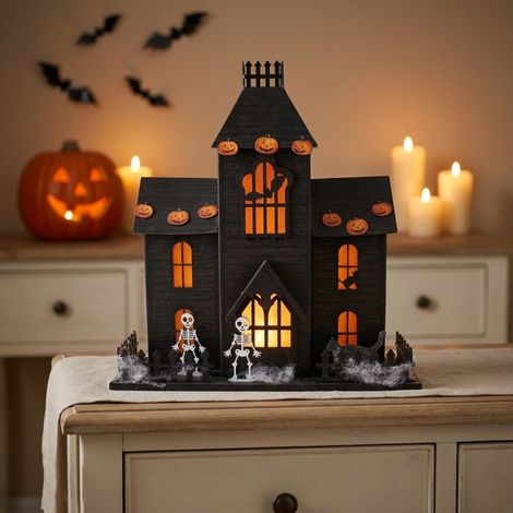 Skeleton LED Haunted House Decoration (1/2)